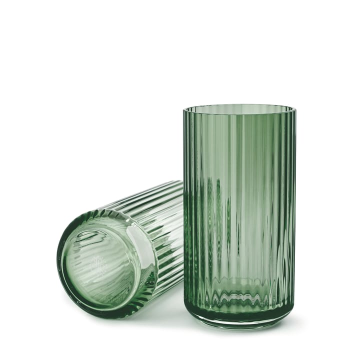 Lyngby vase glass Grønn - 19 cm - Lyngby Porcelæn