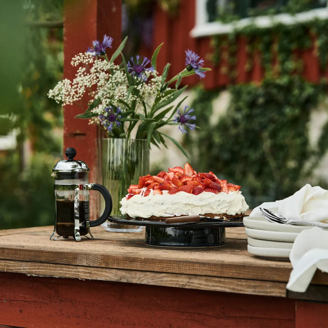 Lyngby vase glass klar, 20 cm Lyngby Porcelæn