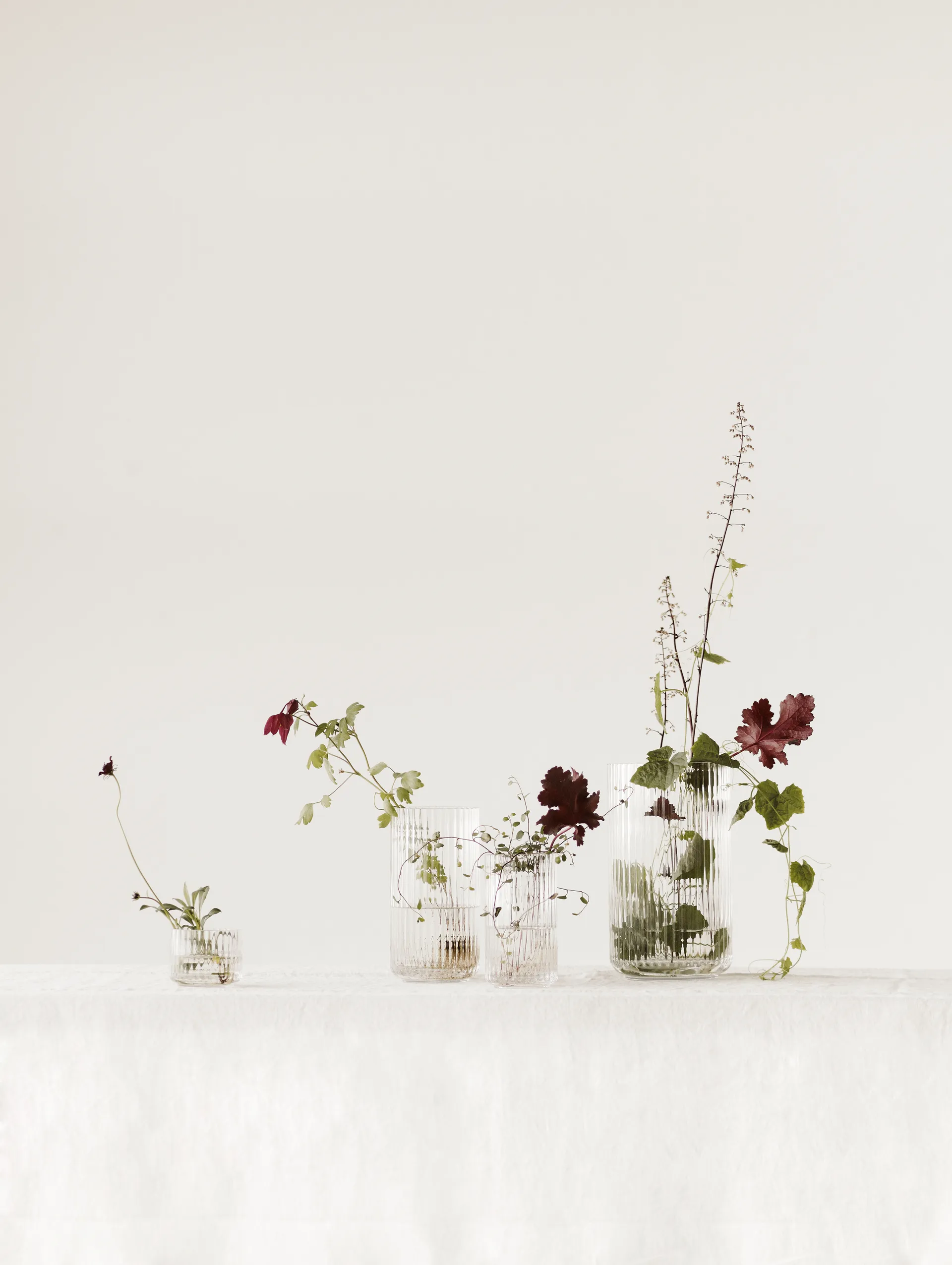 Lyngby vase glass klar, 25 cm Lyngby Porcelæn