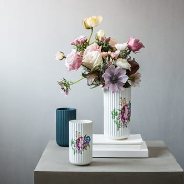 Lyngby vase med blomsterdekor - 20 cm - Lyngby Porcelæn
