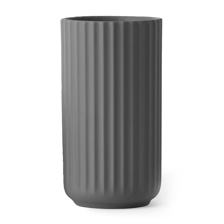 Lyngby vase mørkegrå matt - 20 cm - Lyngby Porcelæn