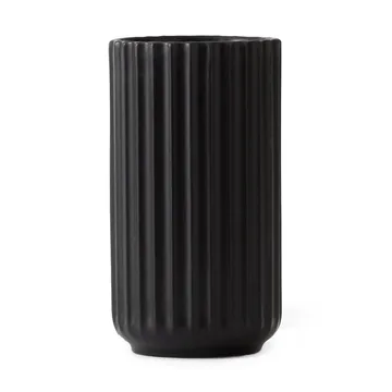 Lyngby vase sort matt - 12 cm - Lyngby Porcelæn