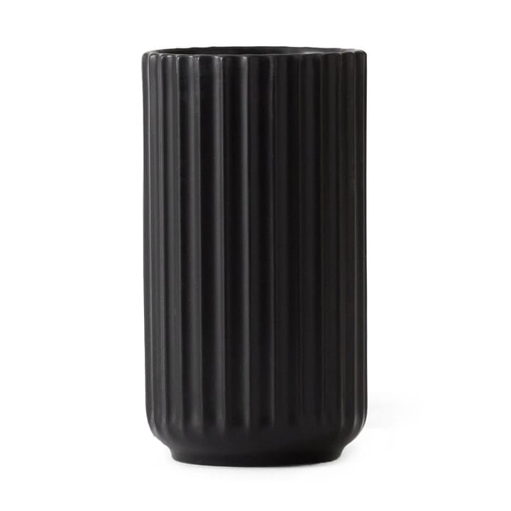 Lyngby vase sort matt - 12 cm - Lyngby Porcelæn