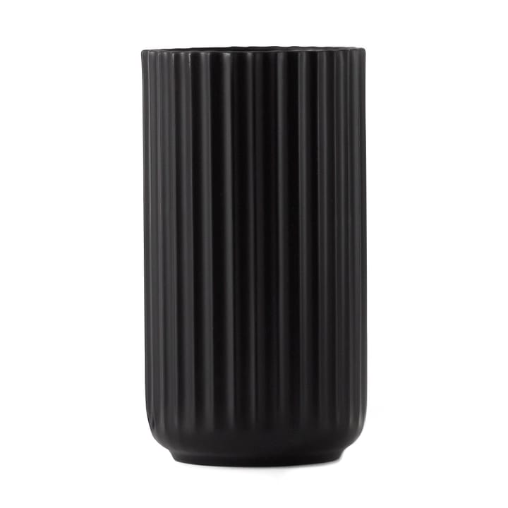 Lyngby vase sort matt - 15 cm - Lyngby Porcelæn
