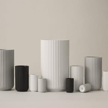 Lyngby vase sort matt - 20 cm - Lyngby Porcelæn
