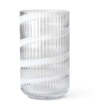 Lyngby Vase - White swirl, 25 cm - Lyngby Porcelæn