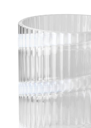 Lyngby Vase - White swirl, 25 cm - Lyngby Porcelæn