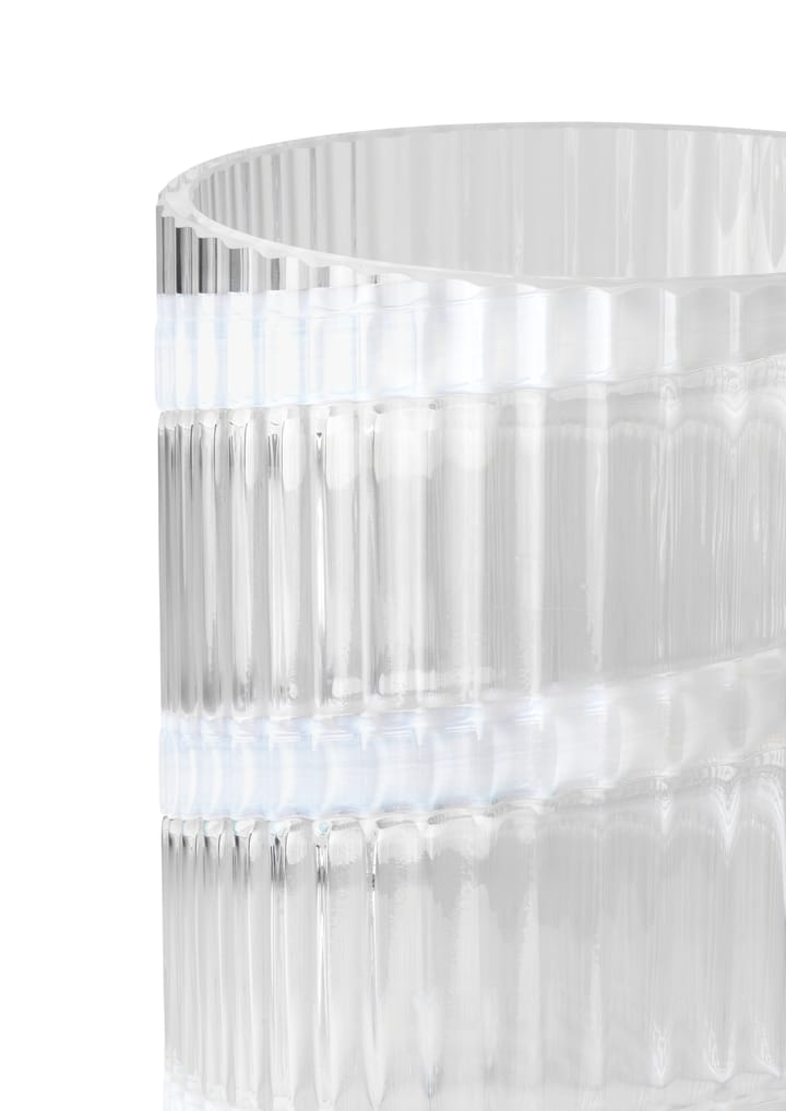 Lyngby Vase, White swirl, 25 cm Lyngby Porcelæn