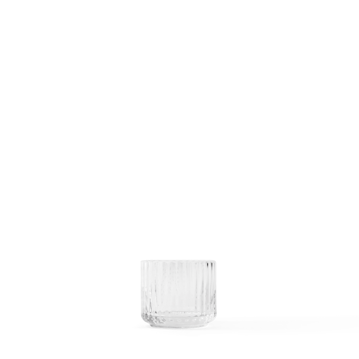 Lyslykt glass Ø6,7 cm, Klar Lyngby Porcelæn