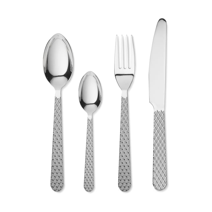Rhombe bestikksett - 16 deler - Lyngby Porcelæn