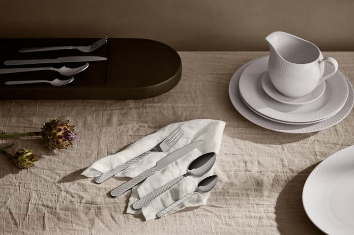 Rhombe bestikksett, 16 deler Lyngby Porcelæn