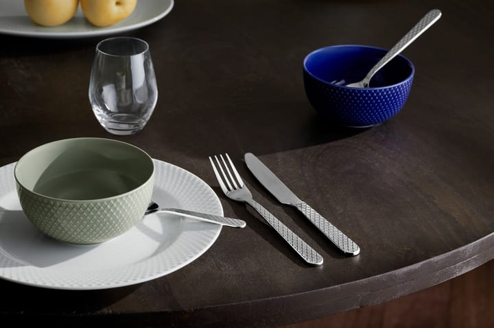 Rhombe bestikksett, 16 deler Lyngby Porcelæn