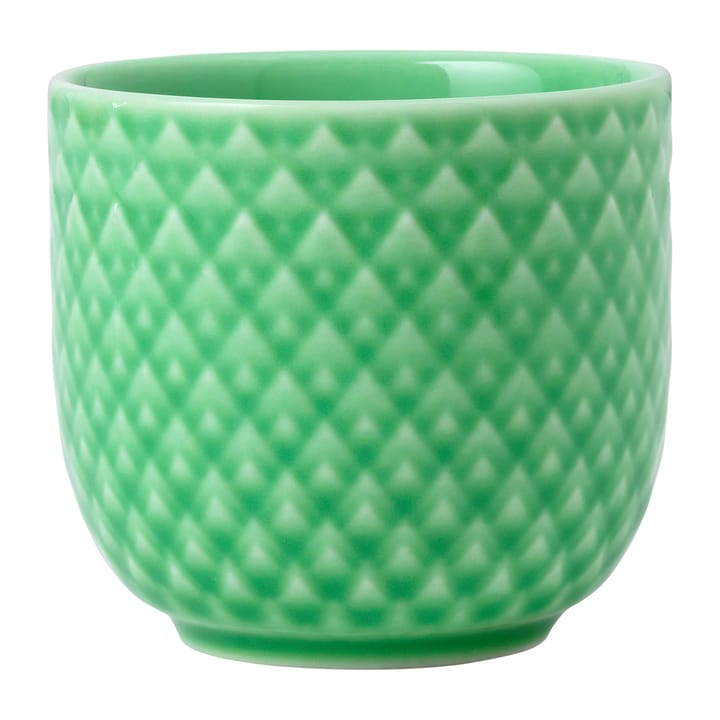 Rhombe eggeglass Ø 5 cm - Grønn - Lyngby Porcelæn