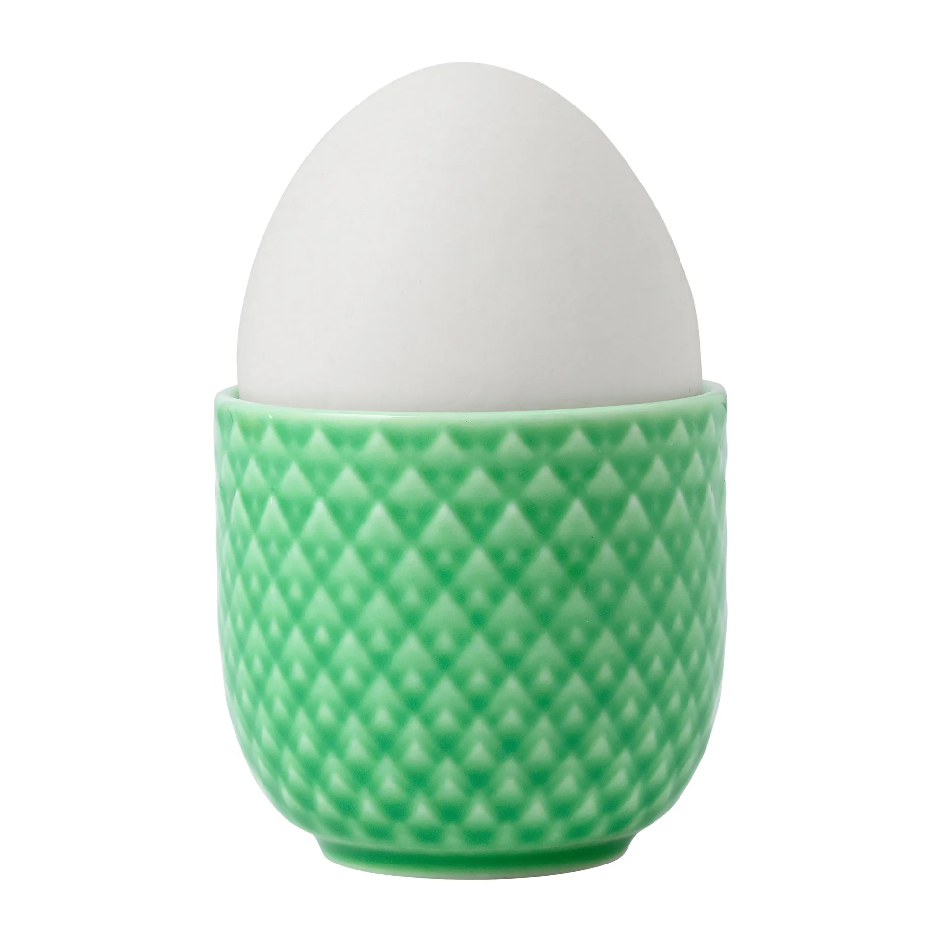 Rhombe eggeglass Ø 5 cm, Grønn Lyngby Porcelæn