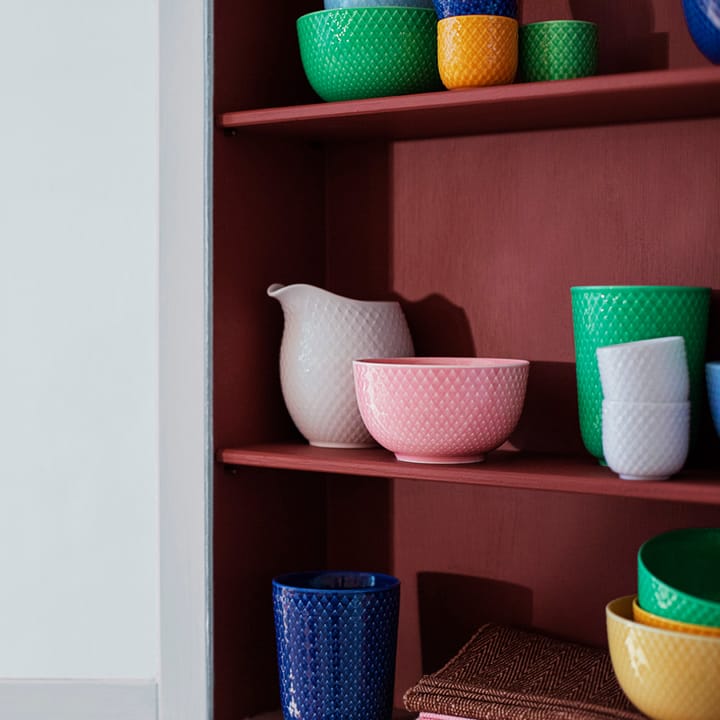 Rhombe eggeglass Ø 5 cm, Mørkeblå Lyngby Porcelæn