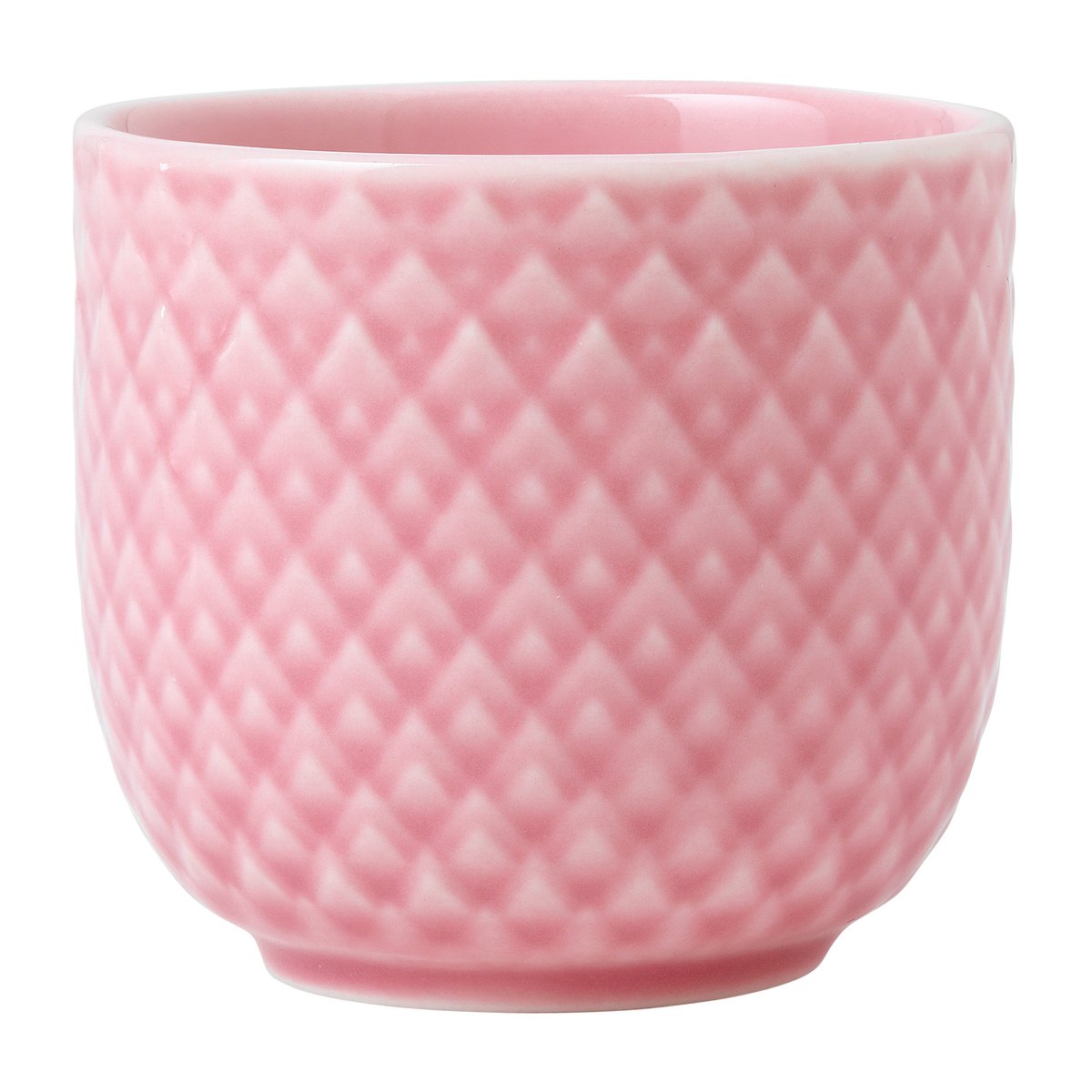 Lyngby Porcelæn Rhombe eggeglass 5 cm Rosa | Skandinavisk Design | Eggeglass | Rosa