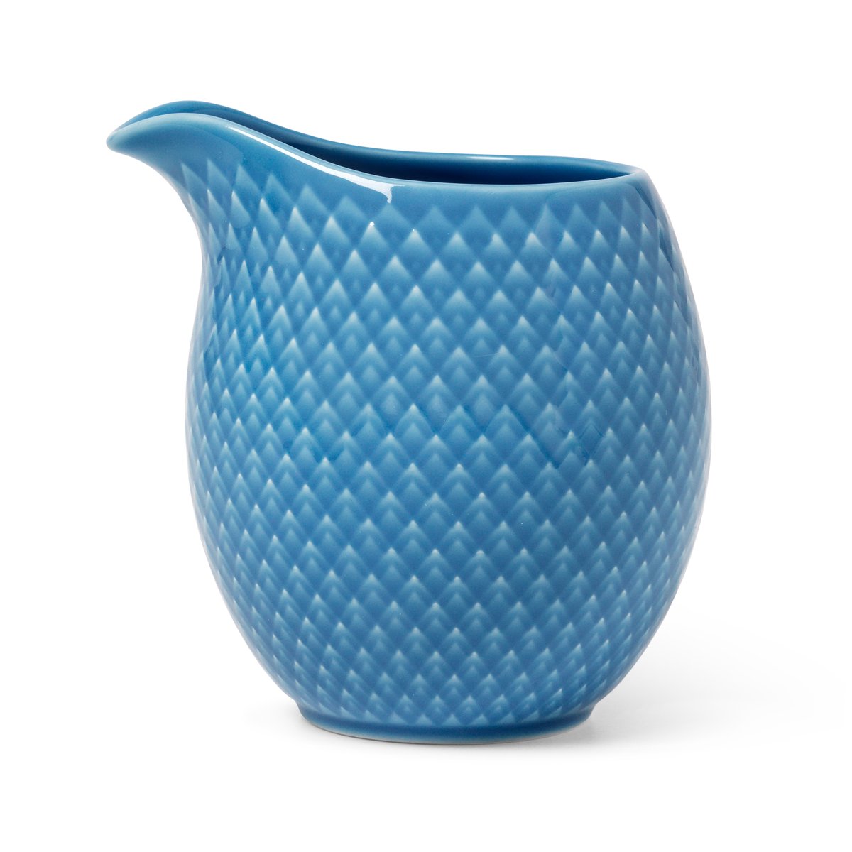 Lyngby Porcelæn Rhombe fltemugge 39 cl Blå | Skandinavisk Design | Fløtemugger | Blå