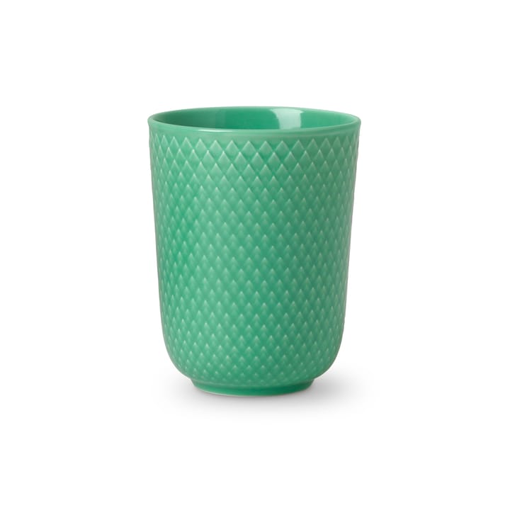 Rhombe kopp uten hank 33 cl - Grønn - Lyngby Porcelæn