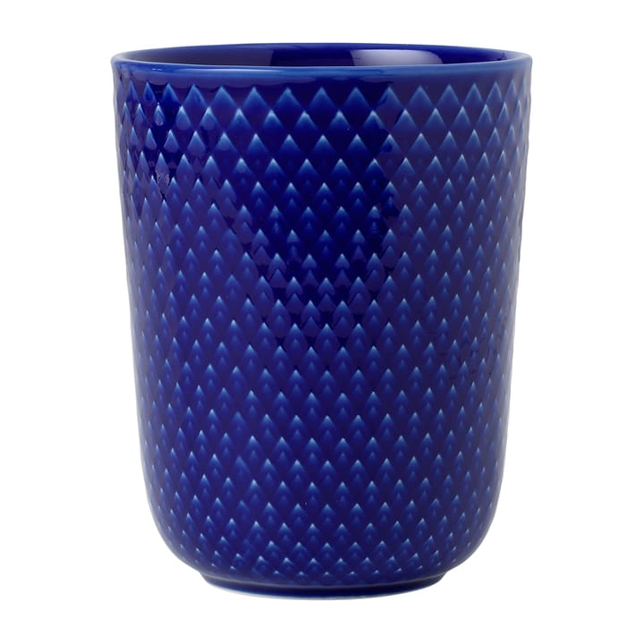 Rhombe kopp uten hank 33 cl - Mørkeblå - Lyngby Porcelæn