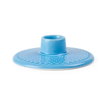 Rhombe lysestake 3 cm - Blå - Lyngby Porcelæn