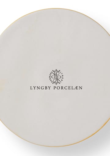 Rhombe lysestake 3 cm - Gul - Lyngby Porcelæn