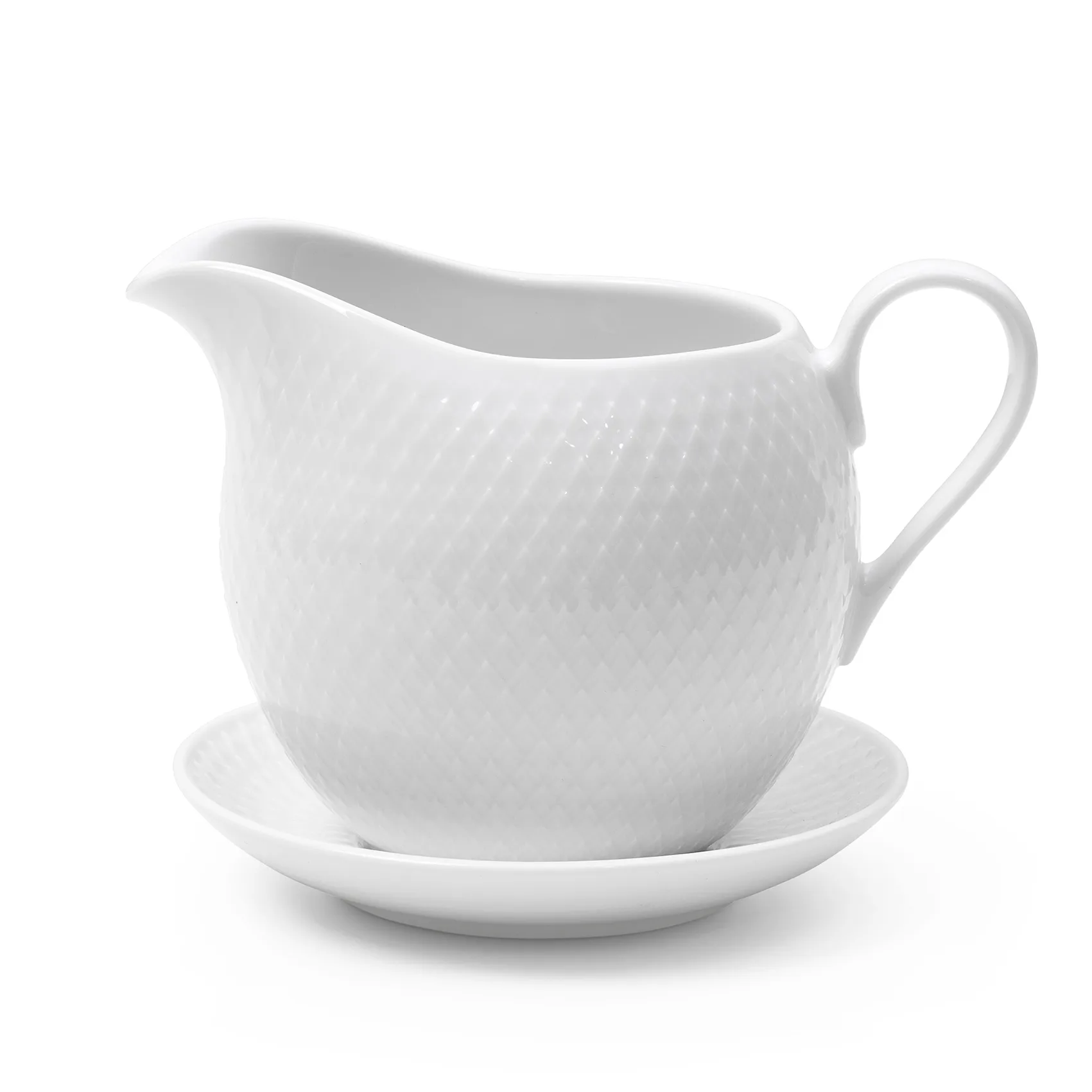 Rhombe sausmugge 67 cl, Hvit Lyngby Porcelæn