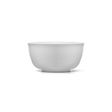 Rhombe serveringskål Ø17,5 cm - hvit - Lyngby Porcelæn