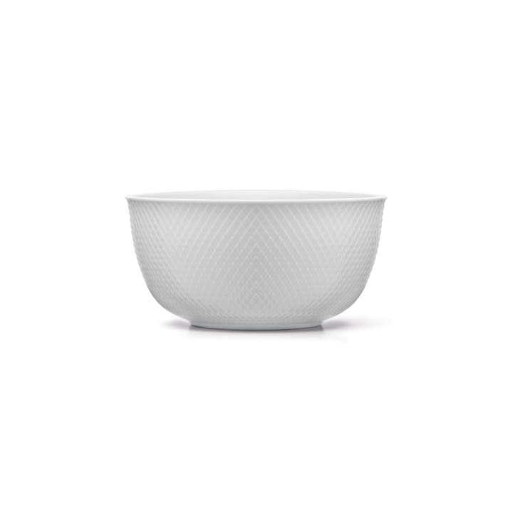 Rhombe serveringskål Ø17,5 cm, hvit Lyngby Porcelæn