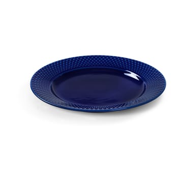 Rhombe tallerken Ø 23 cm - Mørkeblå - Lyngby Porcelæn
