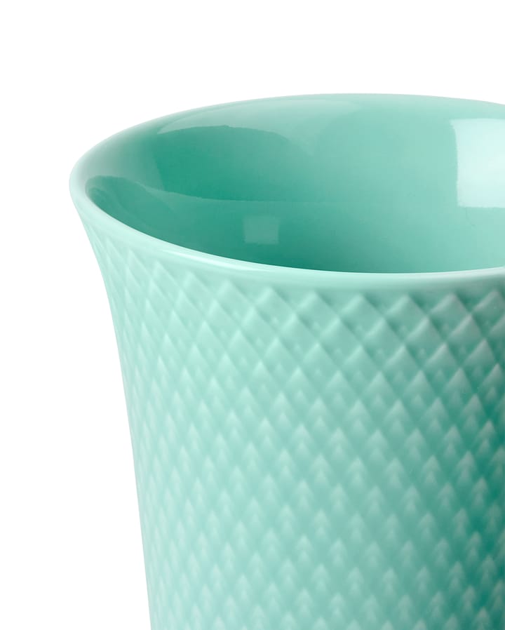 Rhombe vase 15 cm - Aqua - Lyngby Porcelæn