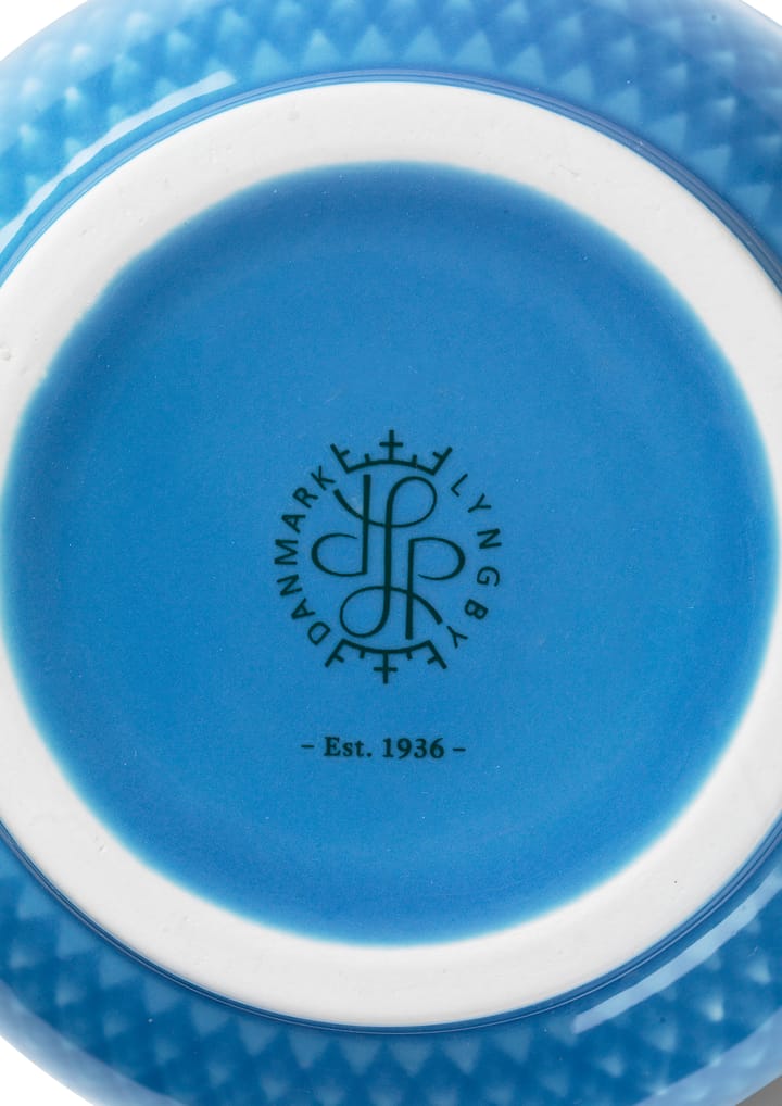 Rhombe vase 20 cm - Blå - Lyngby Porcelæn