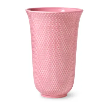 Rhombe vase 20 cm - Rosa - Lyngby Porcelæn