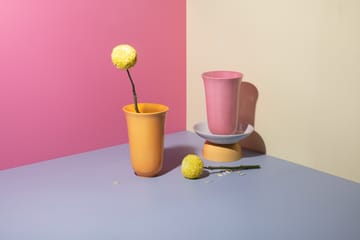 Rhombe vase 20 cm - Rosa - Lyngby Porcelæn