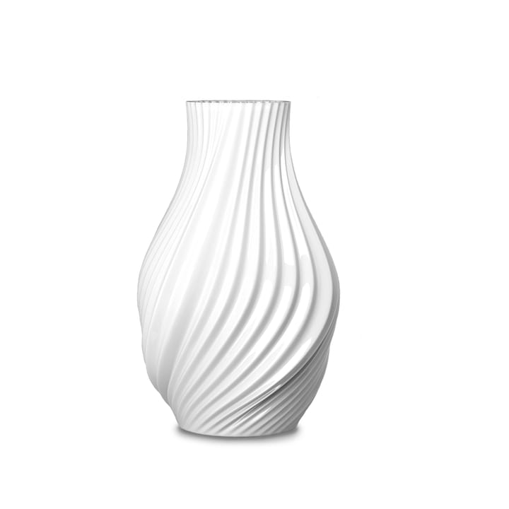 Twist vase 18 cm - Hvit - Lyngby Porcelæn