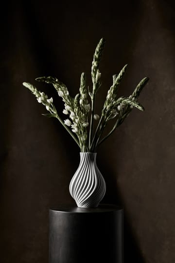 Twist vase 18 cm - Hvit - Lyngby Porcelæn