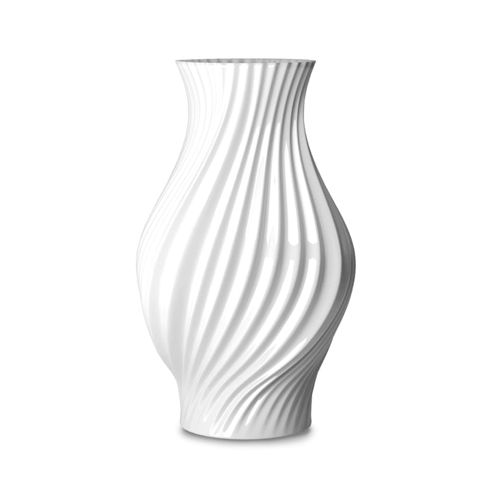 Twist vase 25 cm - Hvit - Lyngby Porcelæn
