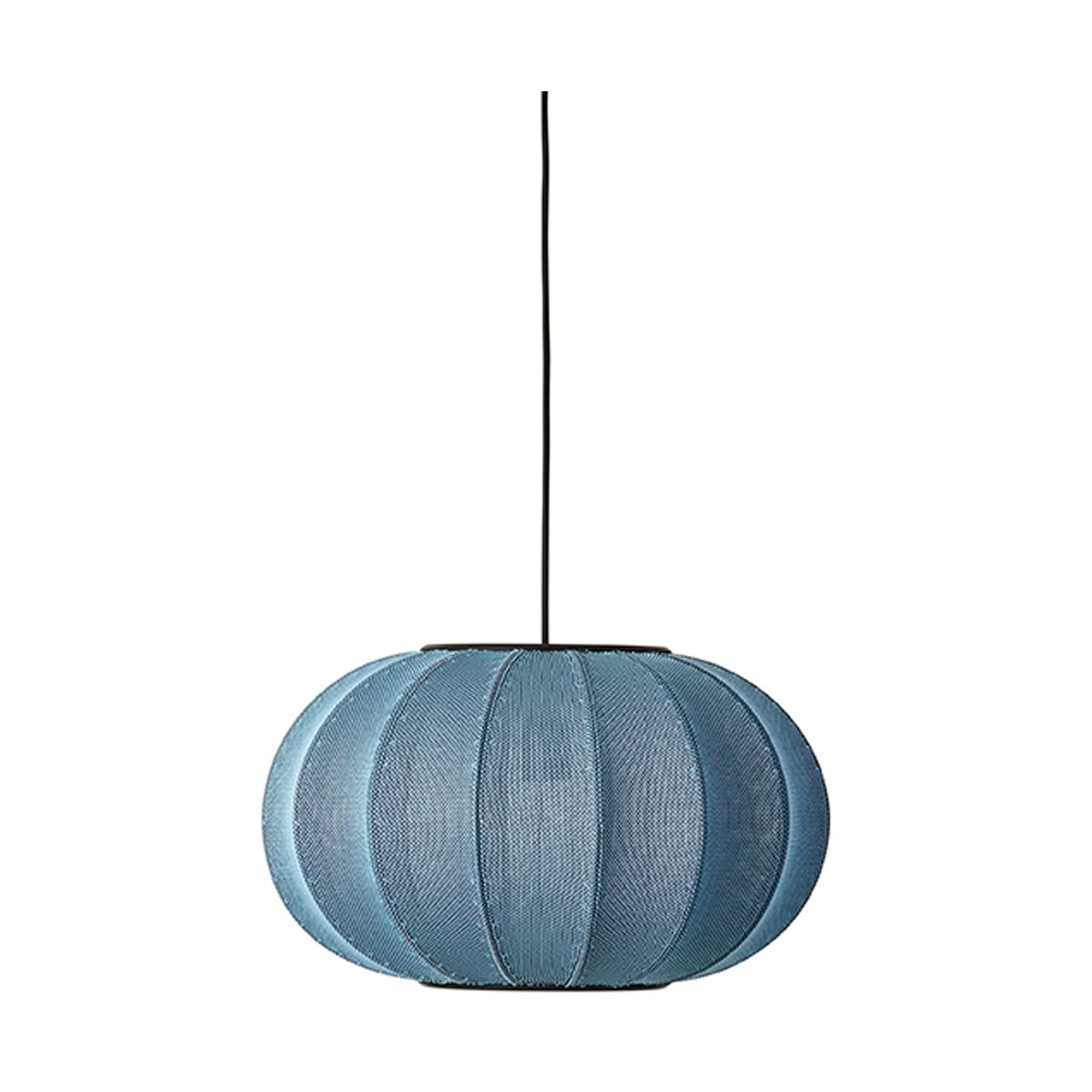Bilde av Made By Hand Knit-Wit 45 Oval pendel Blue stone