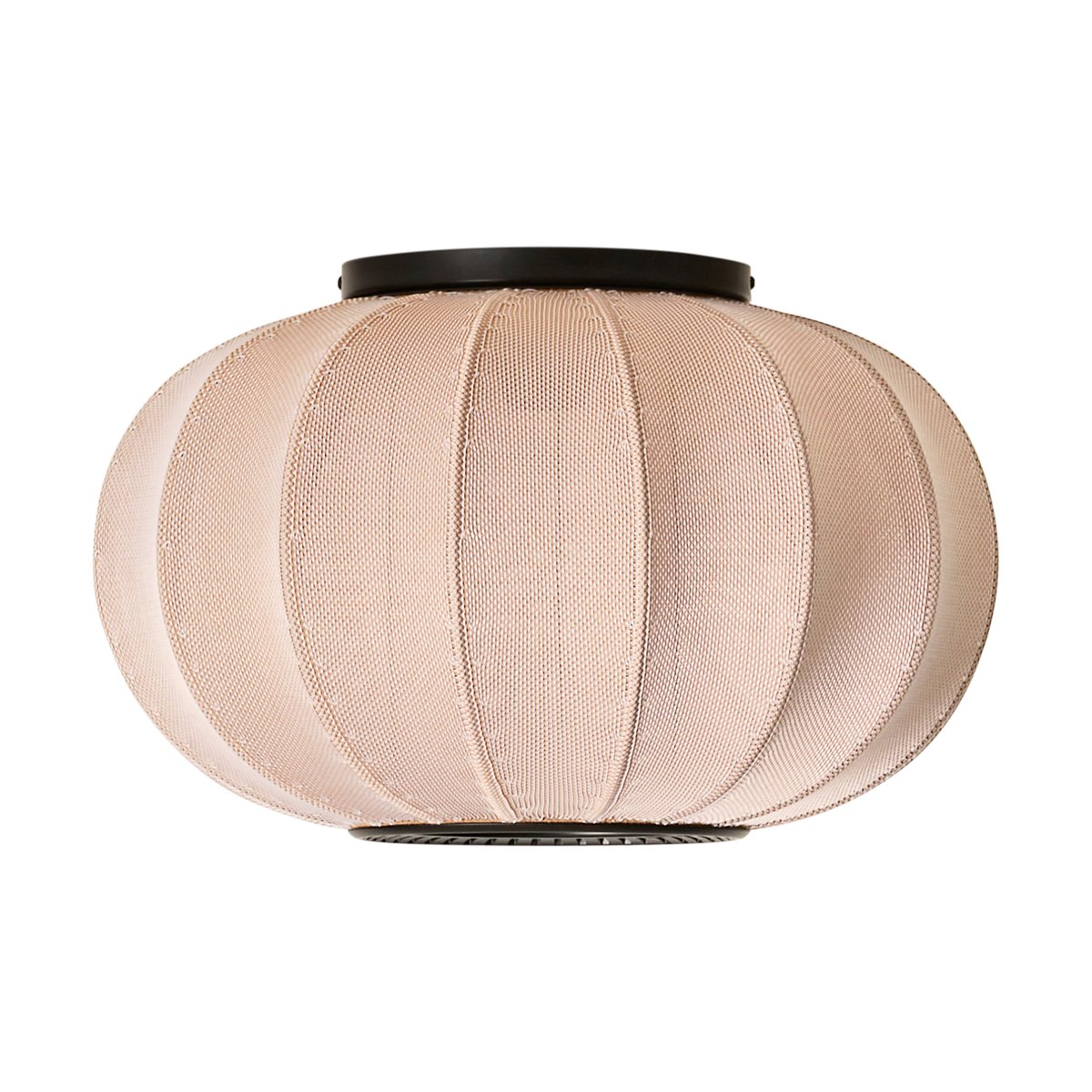 Made By Hand Knit-Wit 45 Oval vegg- og taklampe Sand stone