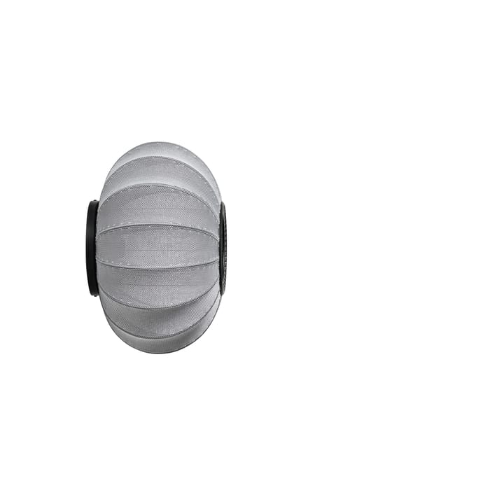 Knit-Wit 45 Oval vegg- og taklampe, Silver Made By Hand