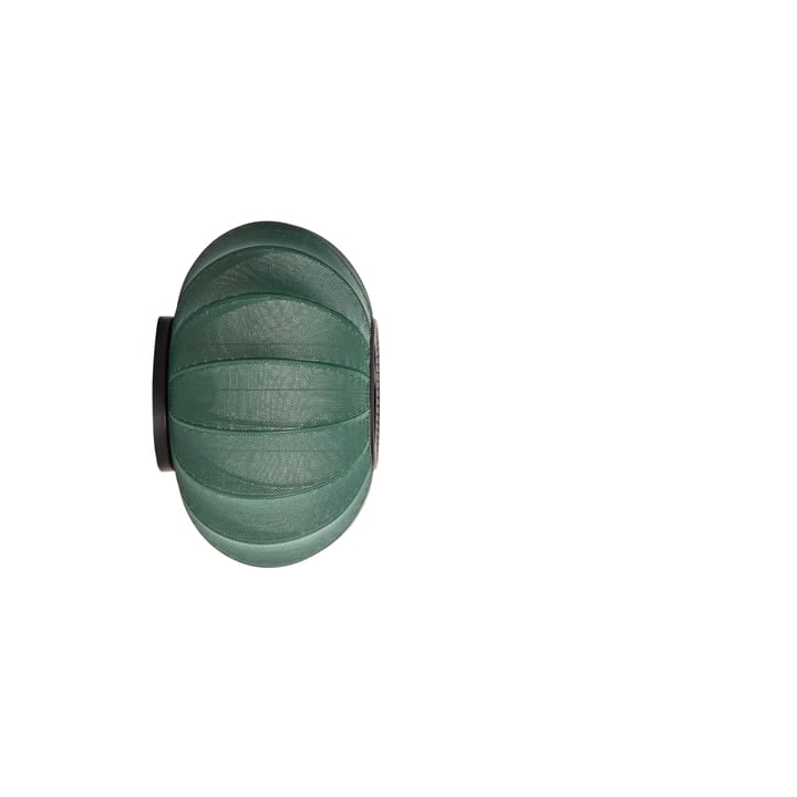 Knit-Wit 45 Oval vegg- og taklampe, Tweed green Made By Hand