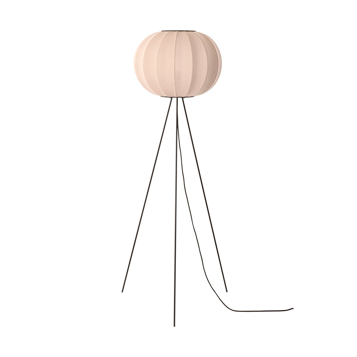 Made By Hand Knit-Wit 45 Round High gulvlampe Sand stone