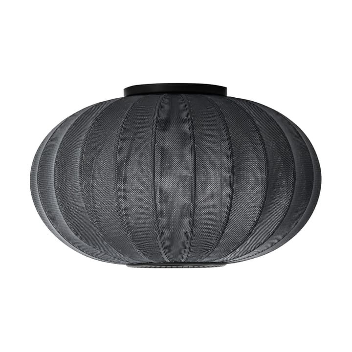Knit-Wit 57 Oval vegg- og taklampe - Black - Made By Hand
