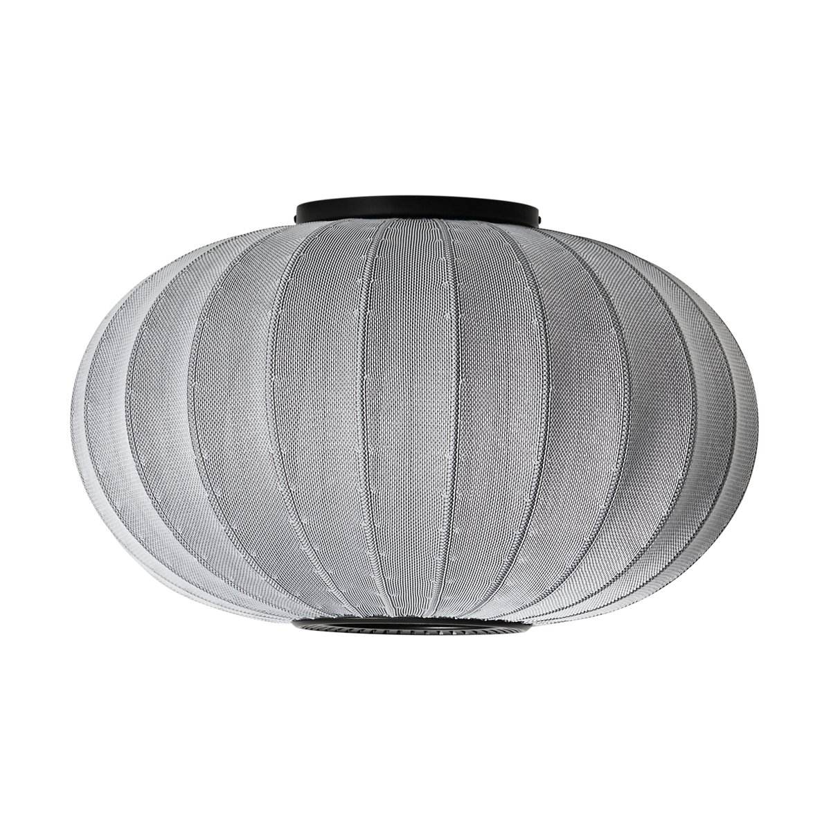 Made By Hand Knit-Wit 57 Oval vegg- og taklampe Silver