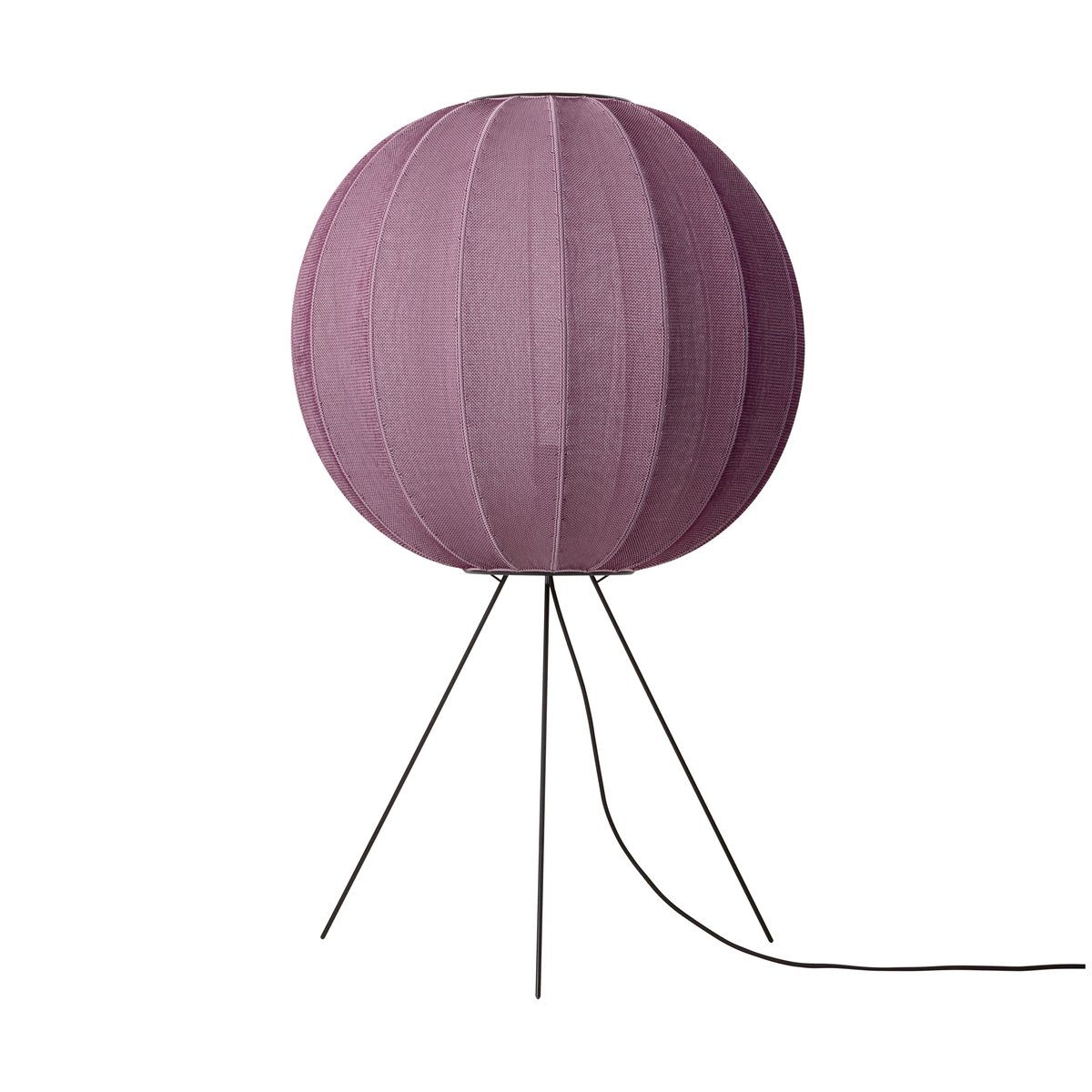 Bilde av Made By Hand Knit-Wit 60 Round Medium gulvlampe Burgundy