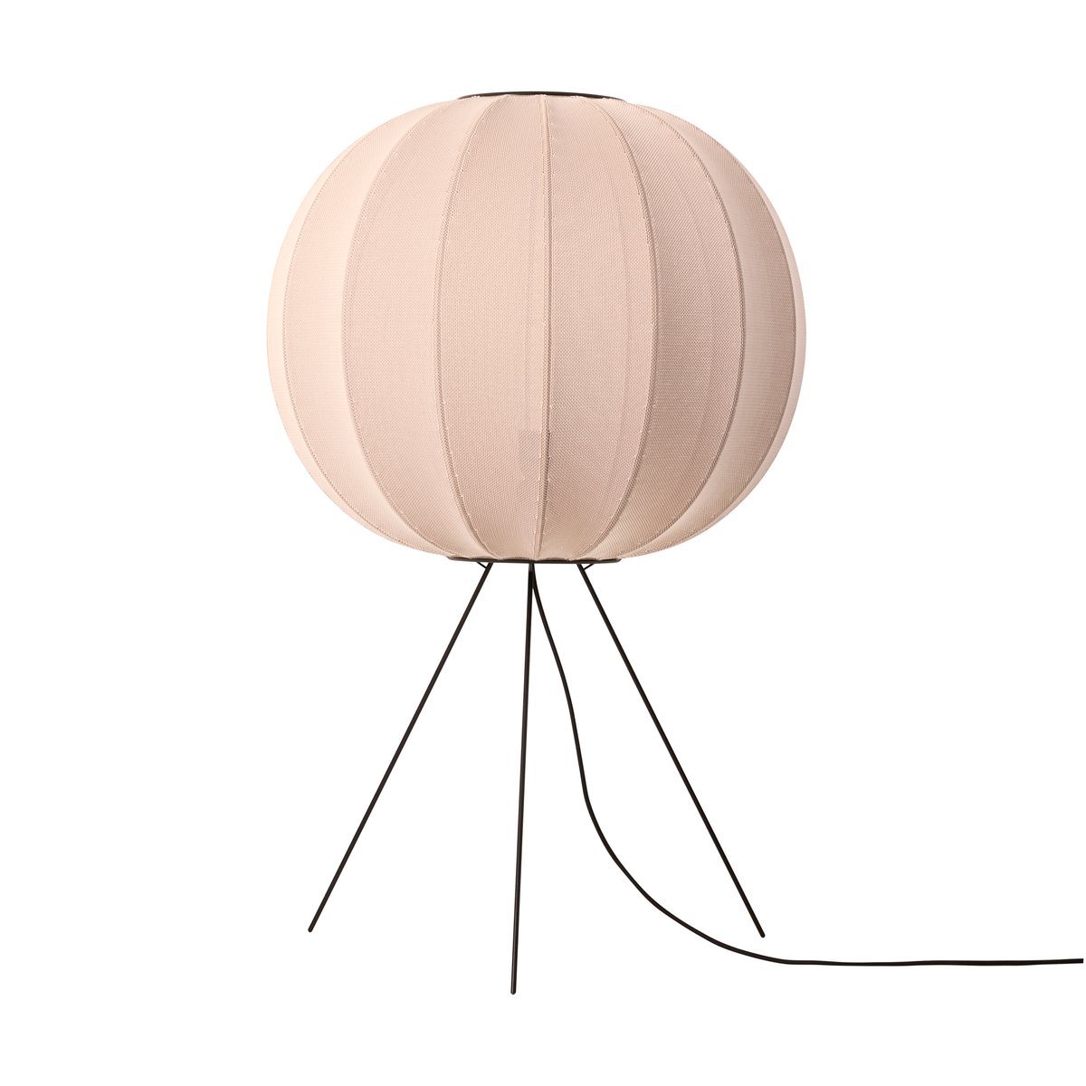 Bilde av Made By Hand Knit-Wit 60 Round Medium gulvlampe Sand stone