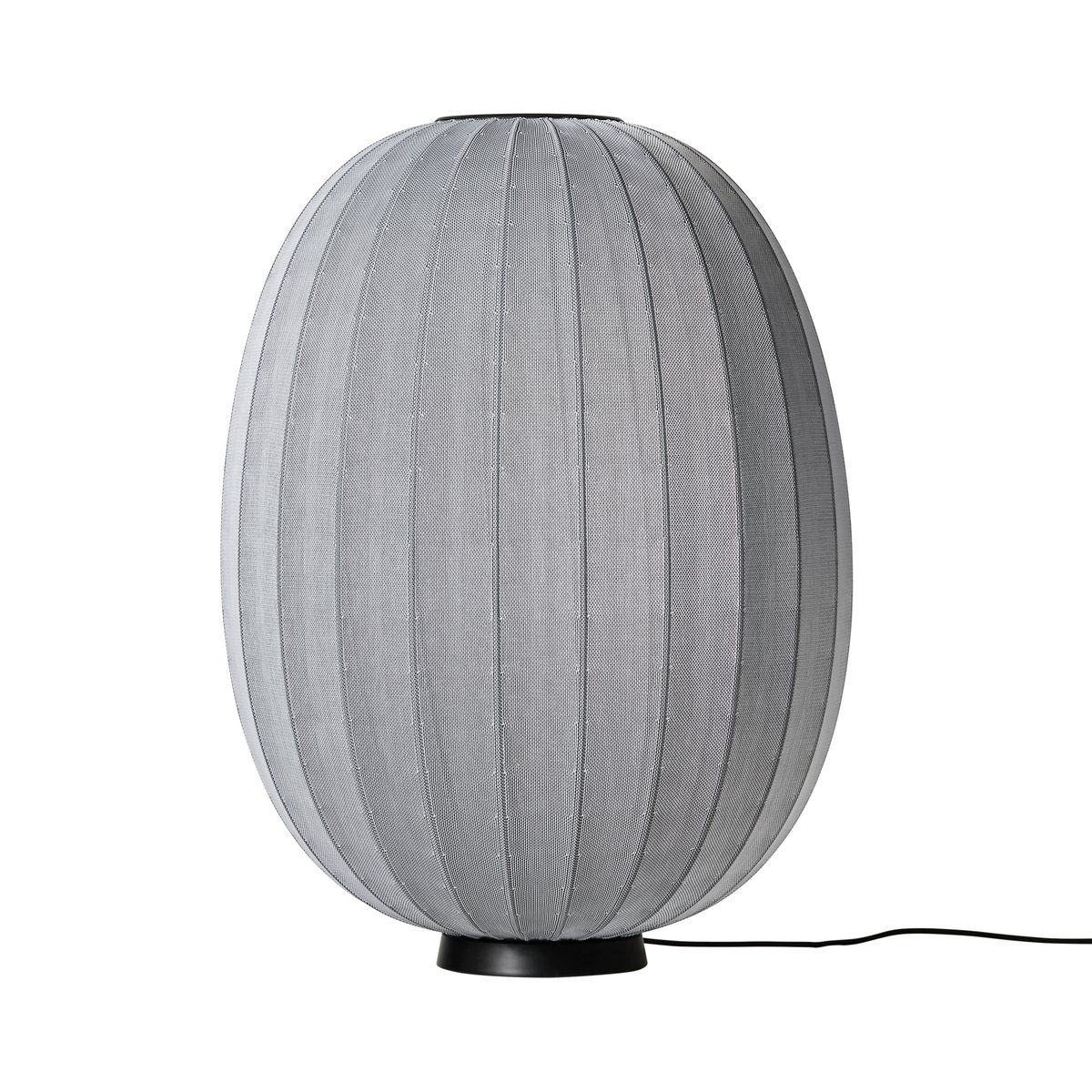 Bilde av Made By Hand Knit-Wit 65 High Oval Level gulvlampe Silver