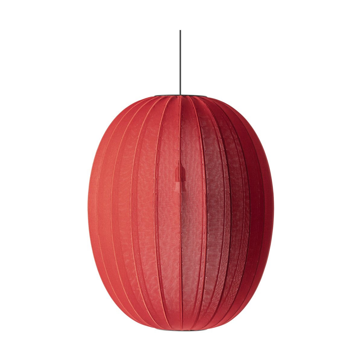 Bilde av Made By Hand Knit-Wit 65 High Oval pendel Maple red
