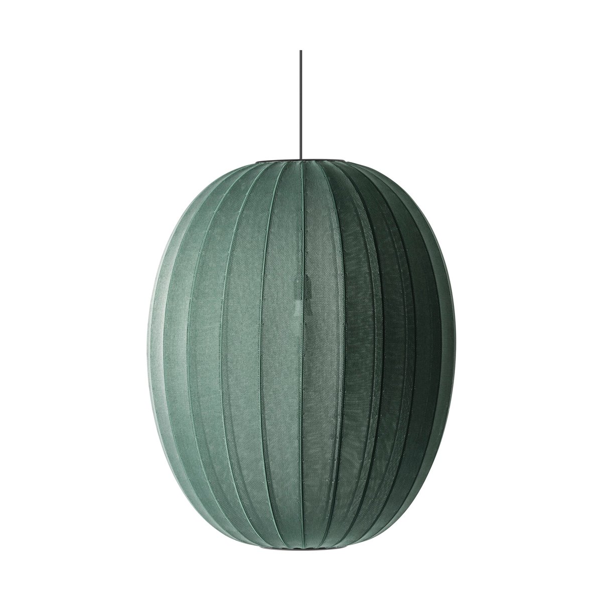 Bilde av Made By Hand Knit-Wit 65 High Oval pendel Tweed green