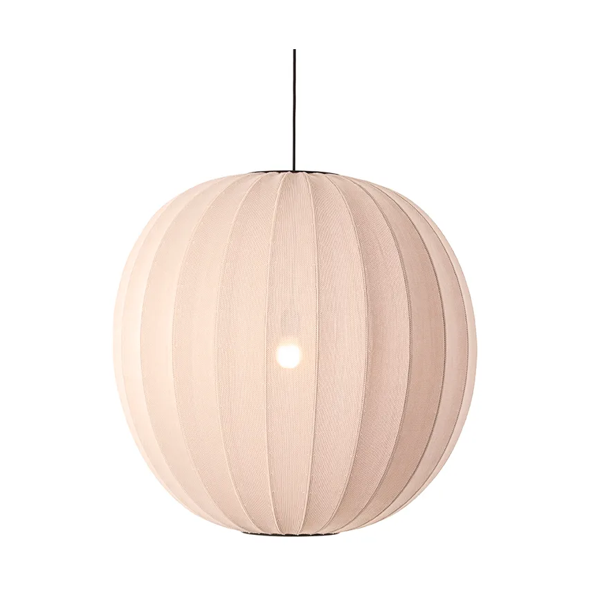 Knit-Wit 75 Round pendel, Sand stone Made By Hand