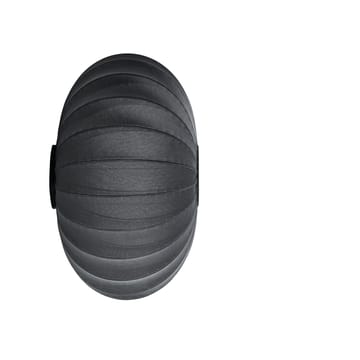 Knit-Wit 76 Oval vegg- og taklampe - Black - Made By Hand